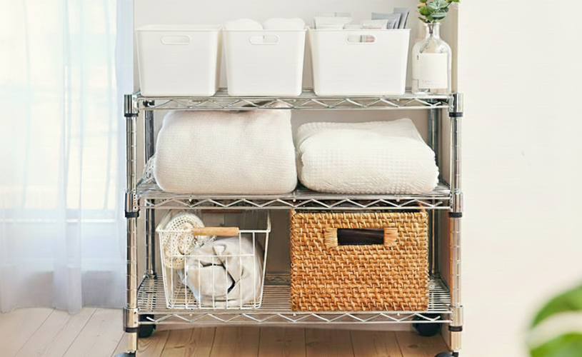 小さめのスチールラック