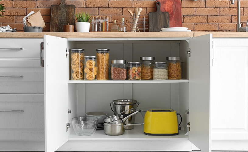 整理整頓されているキッチン周り