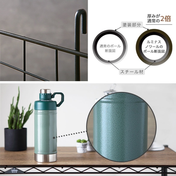 週末限定10%OFF】 ルミナスノワール ネット 幅110 奥行40 | ルミナス