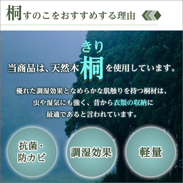 押入れ桐すのこ 幅33×奥行75cm ナチュラル 【2～5営業日以内出荷】CLO