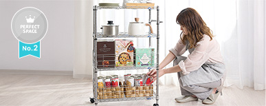 ルミナスフィール ワゴンラック MD6074-3MW