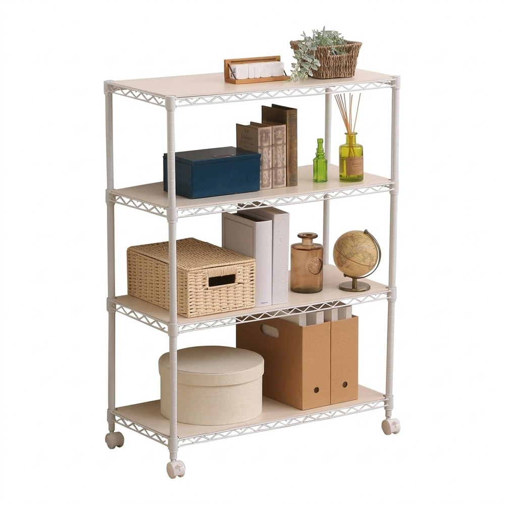 �X�`�[�����b�N ��75cm ���^�����b�N 4�i �z���C�g (�|�[�����a19mm�E�I��4��) �J���[���b�N ���b�N ���[ �I �V�F���t