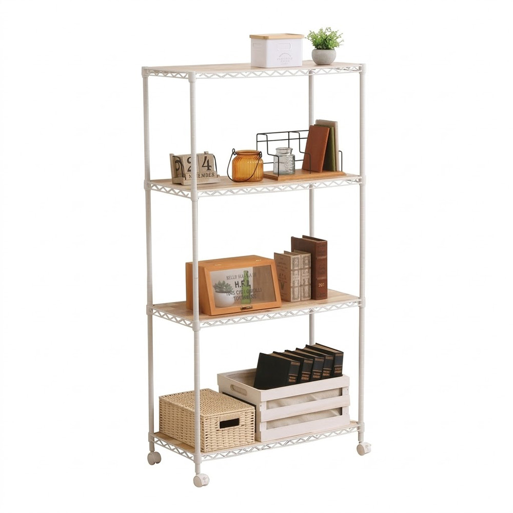 �X�`�[�����b�N ��75cm ���^�����b�N �n�C�^�C�v 4�i �z���C�g (�|�[�����a19mm�E�I��4��) �J���[���b�N ���b�N ���[ �I �V�F���t