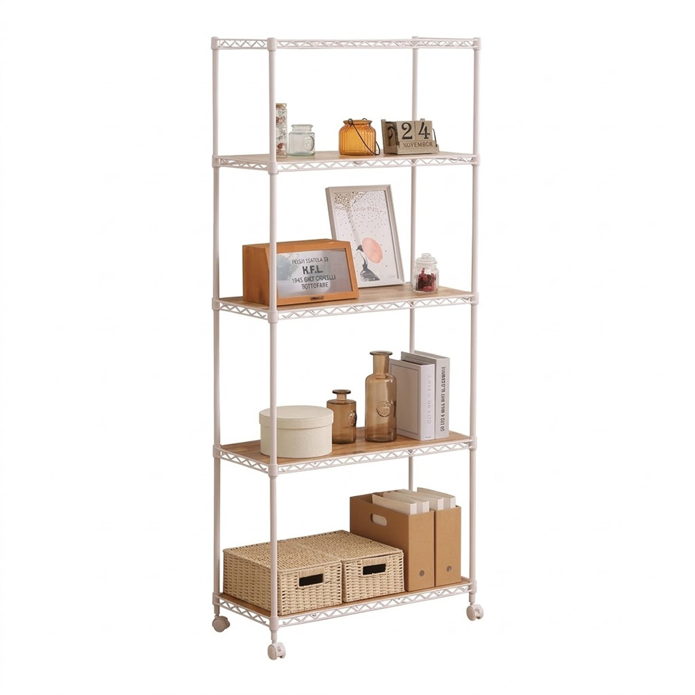 �X�`�[�����b�N ��75cm ���^�����b�N 5�i �z���C�g (�|�[�����a19mm�E�I��5��) �J���[���b�N ���b�N ���[ �I �V�F���t
