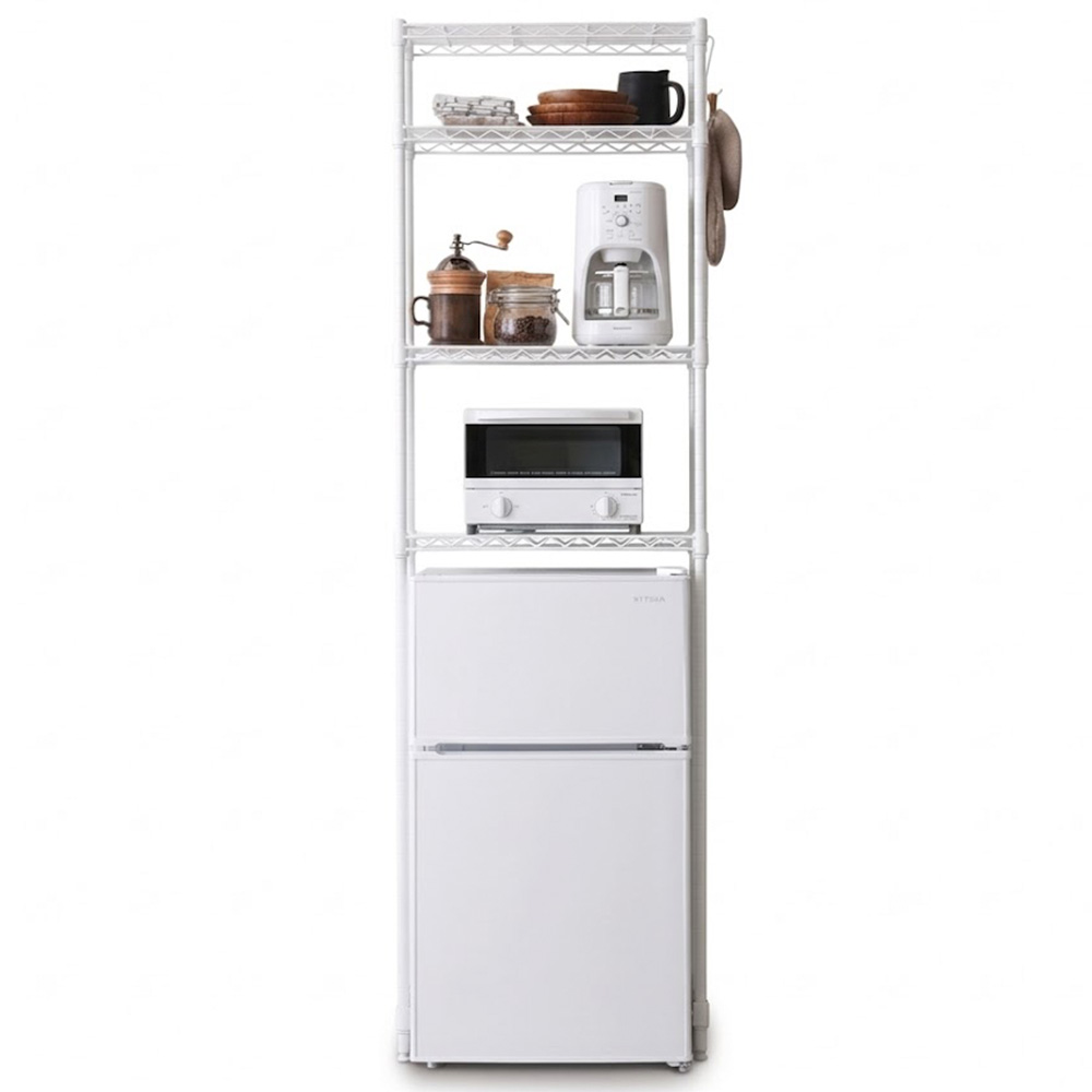 �X�`�[�����b�N ��55cm ���^�����b�N �y�[���ド�b�N 4�i �z���C�g (�|�[�����a19mm�E�I��4��) �J���[���b�N ���b�N ���[ �I �V�F���t