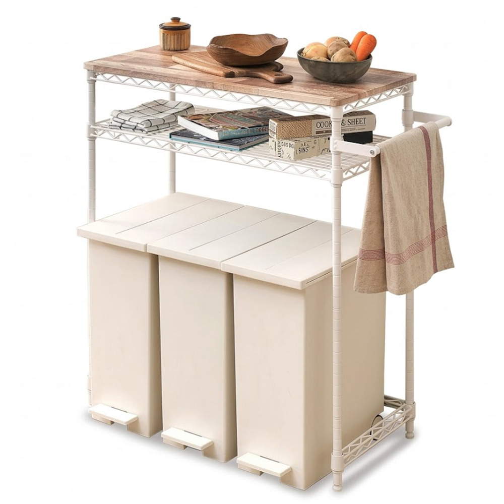 �X�`�[�����b�N ��85cm ���^�����b�N �y�[���ド�b�N 2�i �z���C�g (�|�[�����a19mm�E�I��2��) �J���[���b�N ���b�N ���[ �I �V�F���t