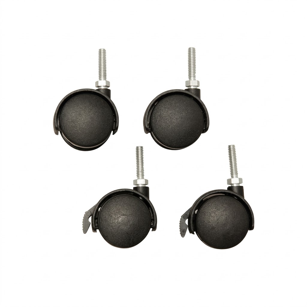 ���^�����b�N �L���X�^�[ 4�Z�b�g ����6�~���s��4.55 �|�[�����a12.7mm �p�[�c ���b�N ���[ �J�X�^�}�C�Y