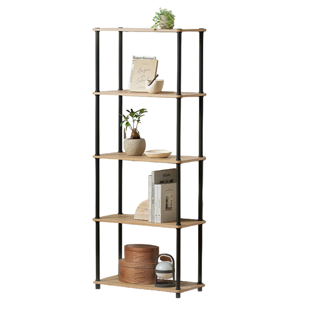 �g���ȒP�X�`�[���|�[�����b�N ��59.5cm �ȒP�g�ݗ��� �f�B�X�v���C�I 5�i �i�`������/�u���b�N �y��