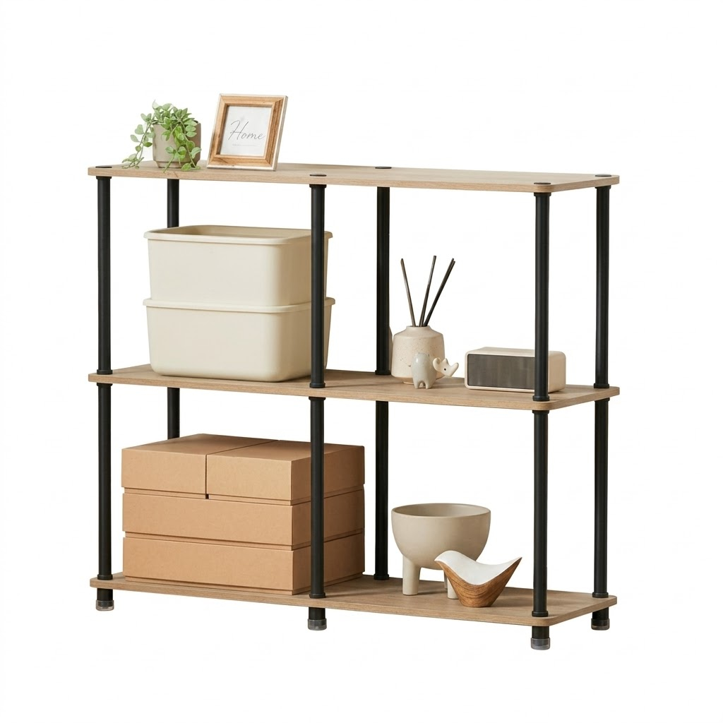�g���ȒP�X�`�[���|�[�����b�N ��90cm �ȒP�g�ݗ��� �f�B�X�v���C�I 3�i �i�`������/�u���b�N �y��